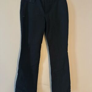 Banana Republic Classic Black Women's Pants. Ryan Fit boot cut/wide leg: 8L